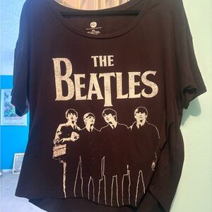 Oversize Beatles Crop Top